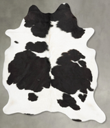 Black and White X-Large Brazilian Cowhide Rug 7'6"H x 5'9"W #B30499 by Hudson Hides