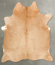 Beige Large Brazilian Cowhide Rug 6'3"H x 5'3"W #B30502 by Hudson Hides