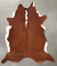 Hereford X-Large Brazilian Cowhide Rug 7'6"H x 6'6"W #B30504 by Hudson Hides