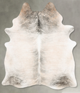 Light Brindle X-Large Brazilian Cowhide Rug 8'0"H x 6'1"W #B30507 by Hudson Hides