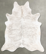 Grey Brindle XX-Large Brazilian Cowhide Rug 8'2"H x 7'4"W #B30508 by Hudson Hides