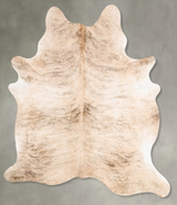 Light Brindle XX-Large Brazilian Cowhide Rug 8'4"H x 6'5"W #B30517 by Hudson Hides