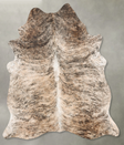 Light Brindle X-Large Brazilian Cowhide Rug 7'4"H x 5'11"W #B30531 by Hudson Hides