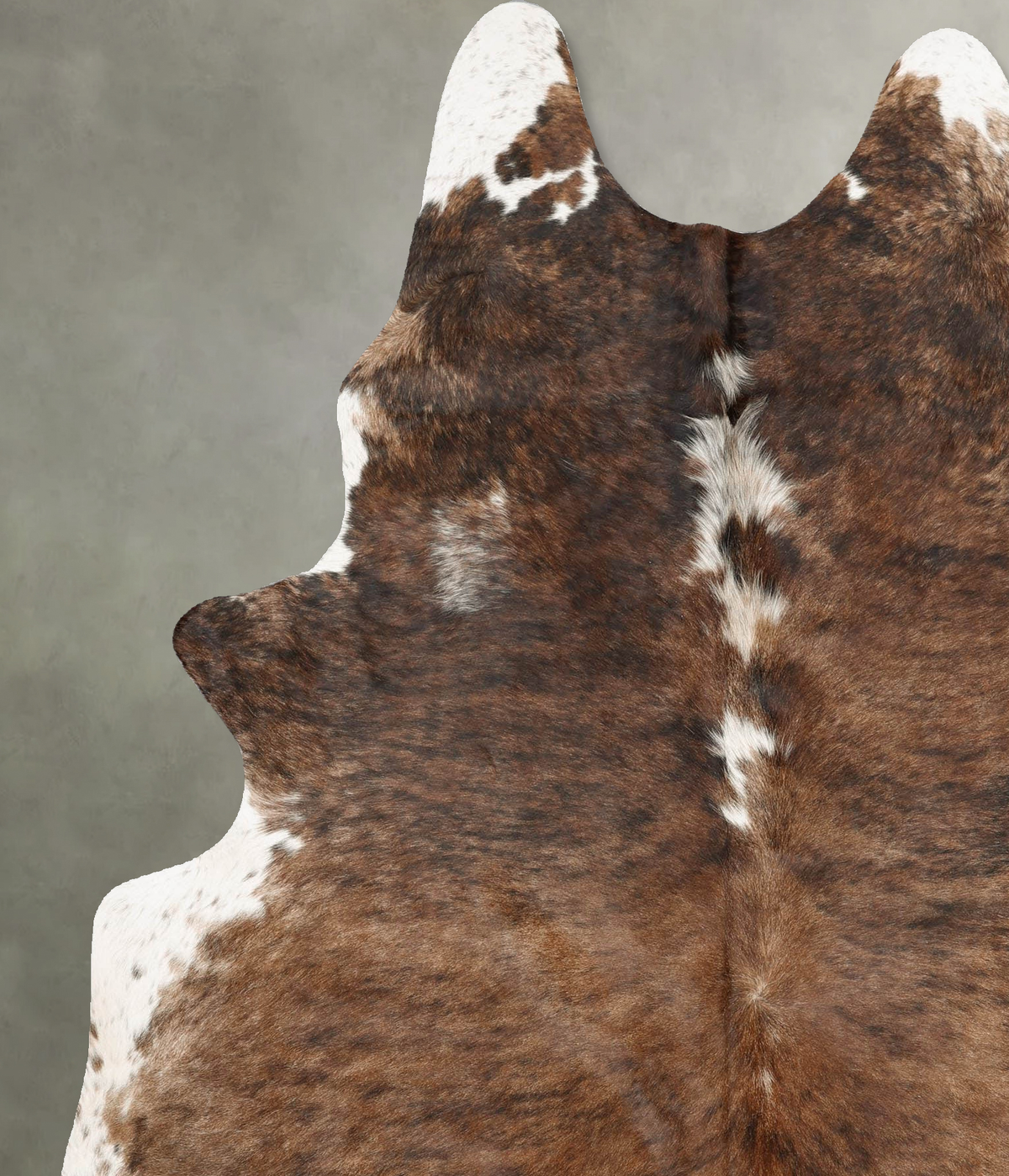 Medium Brindle X-Large Brazilian Cowhide Rug 7'9"H x 6'0"W #B30537 by Hudson Hides