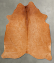 Solid Brown Large Brazilian Cowhide Rug 6'4"H x 5'5"W #B30539 by Hudson Hides