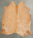 Beige Large Brazilian Cowhide Rug 5'6"H x 5'6"W #B30541 by Hudson Hides