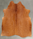 Solid Brown Medium Brazilian Cowhide Rug 5'5"H x 5'5"W #B30542 by Hudson Hides