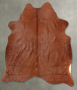 Solid Brown X-Large Brazilian Cowhide Rug 6'11"H x 5'11"W #B30544 by Hudson Hides