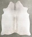 Medium Grey Large Brazilian Cowhide Rug 6'8"H x 5'7"W #B30547 by Hudson Hides
