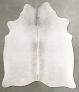 Medium Grey Large Brazilian Cowhide Rug 6'8"H x 5'7"W #B30547 by Hudson Hides