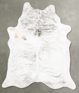 Grey Brindle XX-Large Brazilian Cowhide Rug 8'3"H x 6'6"W #B30553 by Hudson Hides