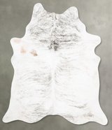 Grey Brindle XX-Large Brazilian Cowhide Rug 8'3"H x 6'6"W #B30553 by Hudson Hides