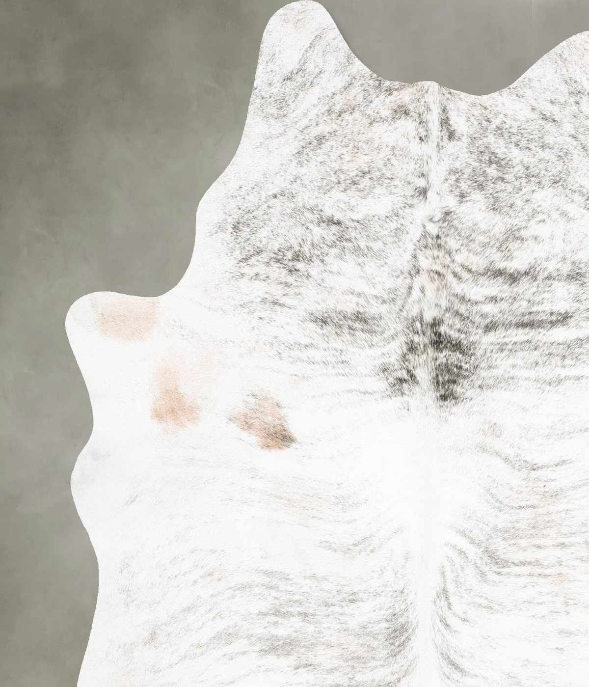 Grey Brindle XX-Large Brazilian Cowhide Rug 8'3"H x 6'6"W #B30553 by Hudson Hides