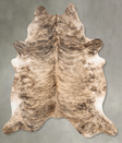 Light Brindle XX-Large Brazilian Cowhide Rug 8'2"H x 7'4"W #B30559 by Hudson Hides