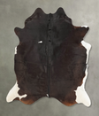 Black and White XX-Large Brazilian Cowhide Rug 8'0"H x 6'10"W #B3056 by Hudson Hides