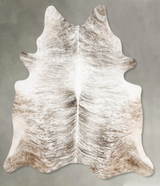 Light Brindle XX-Large Brazilian Cowhide Rug 8'0"H x 7'0"W #B30561 by Hudson Hides
