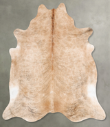Light Brindle XX-Large Brazilian Cowhide Rug 7'6"H x 7'0"W #B30562 by Hudson Hides