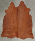 Solid Brown Large Brazilian Cowhide Rug 5'7"H x 5'6"W #B30564 by Hudson Hides