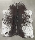 Salt and Pepper Black Medium Brazilian Cowhide Rug 5'2"H x 4'8"W #B30582 by Hudson Hides