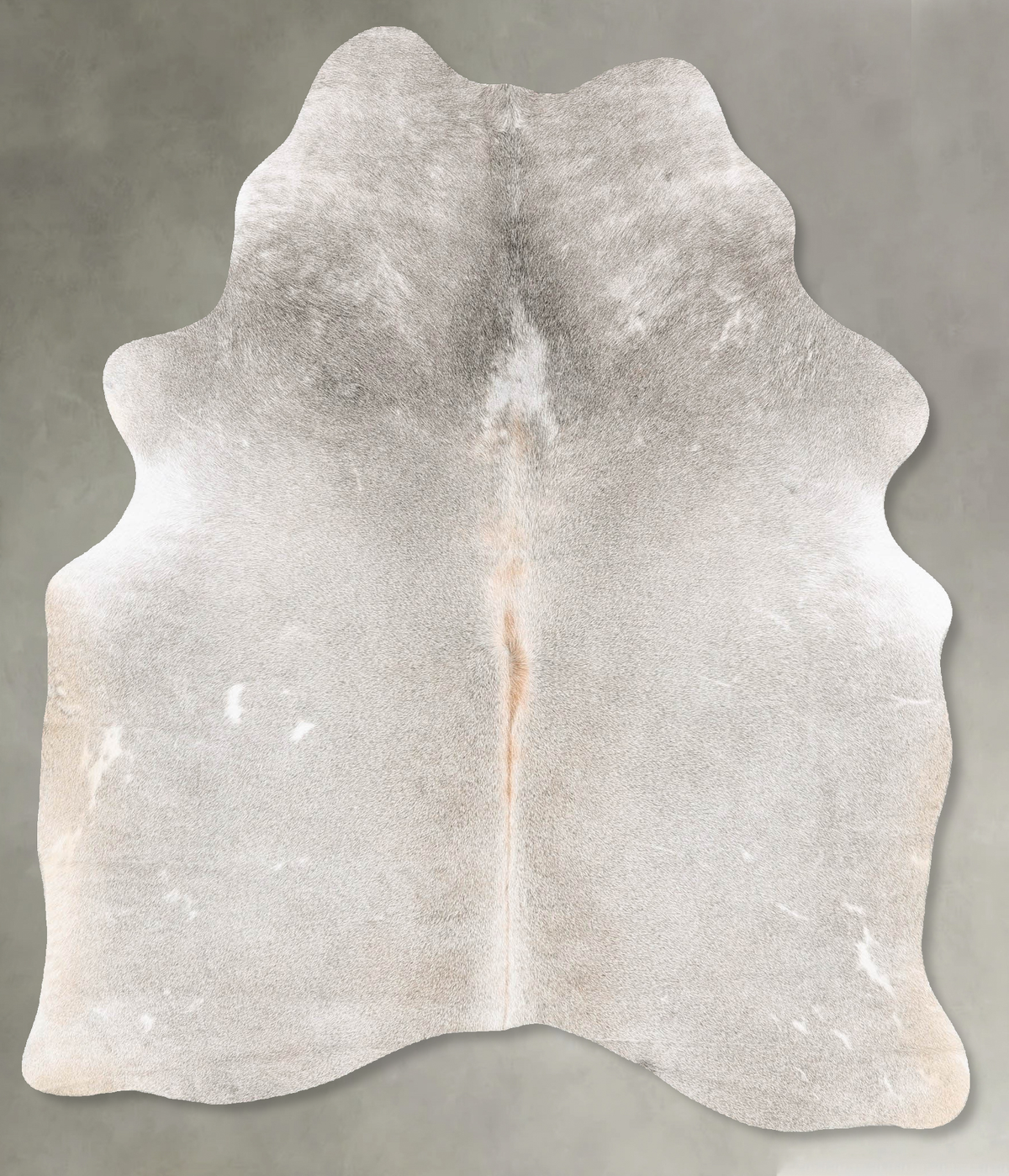 Grey with Beige Cowhide Rug #B30584