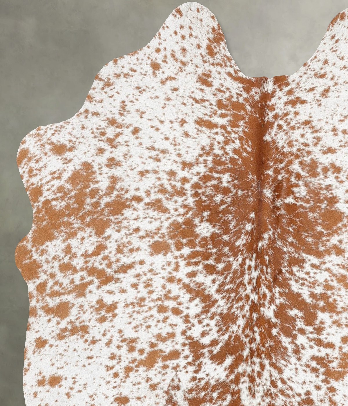 Salt and Pepper Brown Medium Brazilian Cowhide Rug 5'8"H x 4'10"W #B30587 by Hudson Hides