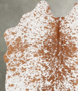 Salt and Pepper Brown Medium Brazilian Cowhide Rug 5'8"H x 4'10"W #B30587 by Hudson Hides