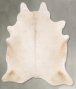 Champagne Large Brazilian Cowhide Rug 6'9"H x 5'11"W #B30588 by Hudson Hides