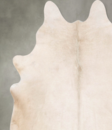 Champagne Large Brazilian Cowhide Rug 6'9"H x 5'11"W #B30588 by Hudson Hides
