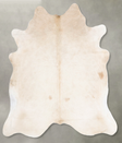 Champagne X-Large Brazilian Cowhide Rug 6'9"H x 6'0"W #B30589 by Hudson Hides