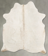 Champagne Large Brazilian Cowhide Rug 6'6"H x 5'5"W #B30590 by Hudson Hides