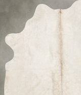 Champagne Large Brazilian Cowhide Rug 6'6"H x 5'5"W #B30590 by Hudson Hides