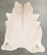 Champagne X-Large Brazilian Cowhide Rug 6'11"H x 6'5"W #B30592 by Hudson Hides