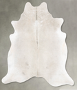 Grey with Beige X-Large Brazilian Cowhide Rug 7'3"H x 6'6"W #B30595 by Hudson Hides