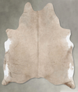 Taupe Large Brazilian Cowhide Rug 6'8"H x 5'11"W #B30597 by Hudson Hides