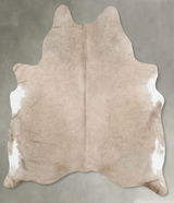 Taupe Large Brazilian Cowhide Rug 6'8"H x 5'11"W #B30597 by Hudson Hides