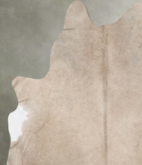Taupe Large Brazilian Cowhide Rug 6'8"H x 5'11"W #B30597 by Hudson Hides