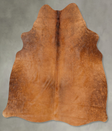 Solid Brown Medium Brazilian Cowhide Rug 5'7"H x 5'3"W #B30599 by Hudson Hides