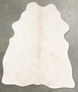 Ivory with Beige Medium Brazilian Cowhide Rug 5'1"H x 3'10"W #B30606 by Hudson Hides