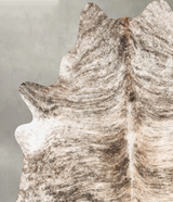 Light Brindle XX-Large Brazilian Cowhide Rug 8'1"H x 6'7"W #B30610 by Hudson Hides