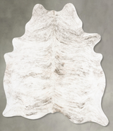 Grey Brindle XX-Large Brazilian Cowhide Rug 8'2"H x 6'7"W #B30611 by Hudson Hides