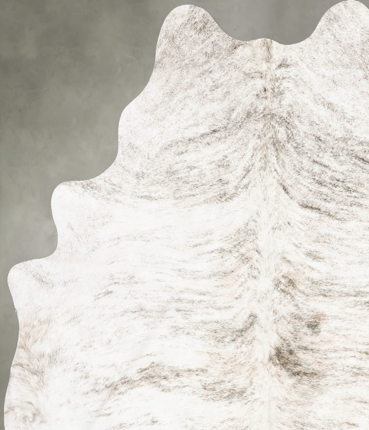 Grey Brindle XX-Large Brazilian Cowhide Rug 8'2"H x 6'7"W #B30611 by Hudson Hides
