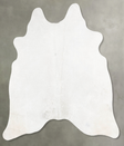 Light Grey Medium Brazilian Cowhide Rug 5'7"H x 5'4"W #B30615 by Hudson Hides