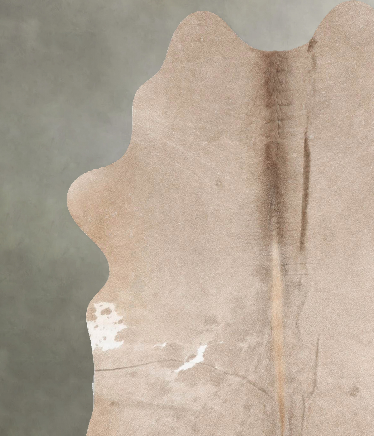 Taupe Medium Brazilian Cowhide Rug 5'5"H x 4'8"W #B30617 by Hudson Hides