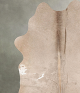 Taupe Medium Brazilian Cowhide Rug 5'5"H x 4'8"W #B30617 by Hudson Hides