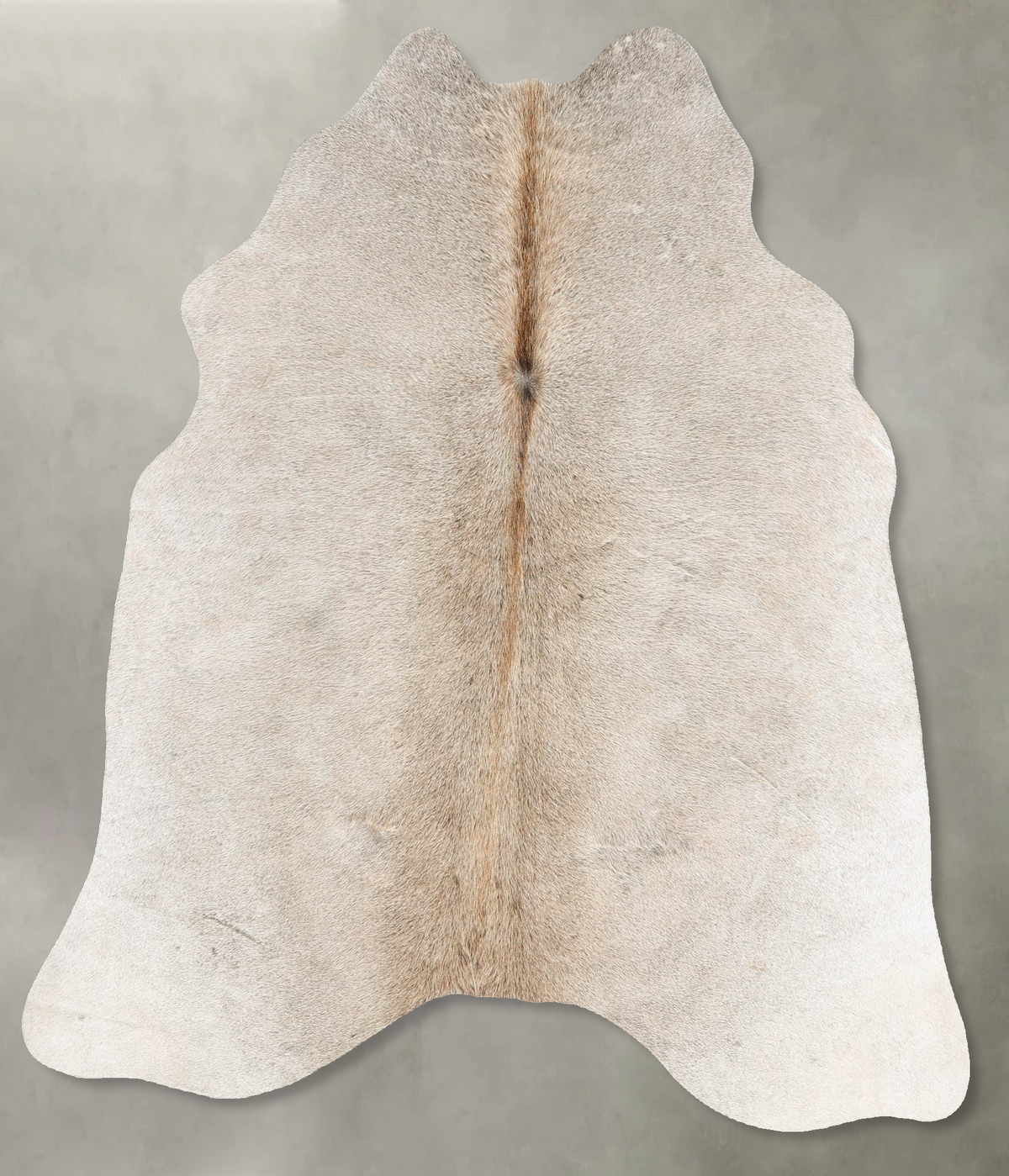 Grey with Beige Cowhide Rug #B30624