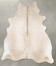 Champagne X-Large Brazilian Cowhide Rug 7'3"H x 6'3"W #B30629 by Hudson Hides