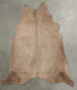 Taupe XX-Large Brazilian Cowhide Rug 7'10"H x 6'9"W #B30633 by Hudson Hides