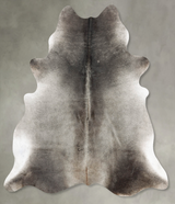 Medium Grey X-Large Brazilian Cowhide Rug 7'5"H x 6'4"W #B30635 by Hudson Hides