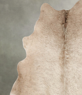 Champagne Large Brazilian Cowhide Rug 6'6"H x 5'5"W #B30637 by Hudson Hides