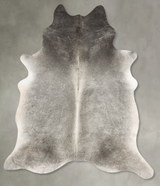 Medium Grey X-Large Brazilian Cowhide Rug 7'9"H x 6'0"W #B30638 by Hudson Hides